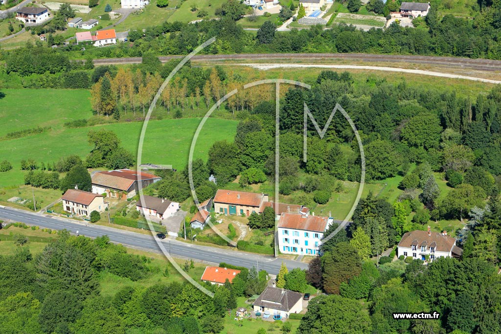Photo arienne de Clermont-en-Argonne