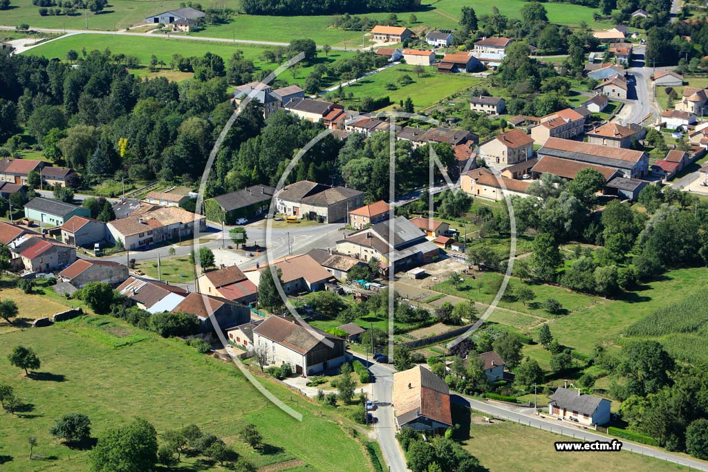 Photo arienne de Clermont-en-Argonne (Auzville en Argonne)