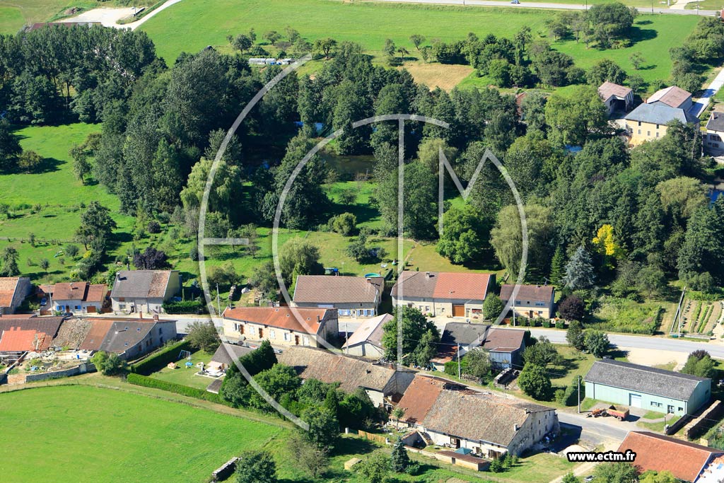 Photo arienne de Clermont-en-Argonne (Auzville en Argonne)
