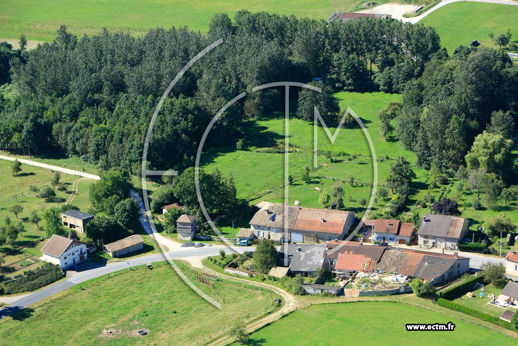 Photo arienne de Clermont-en-Argonne (Auzville en Argonne)