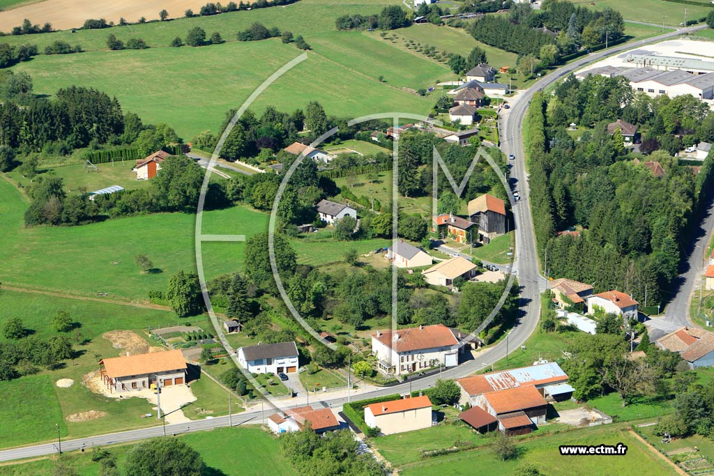 Photo arienne de Clermont-en-Argonne (Auzville en Argonne)