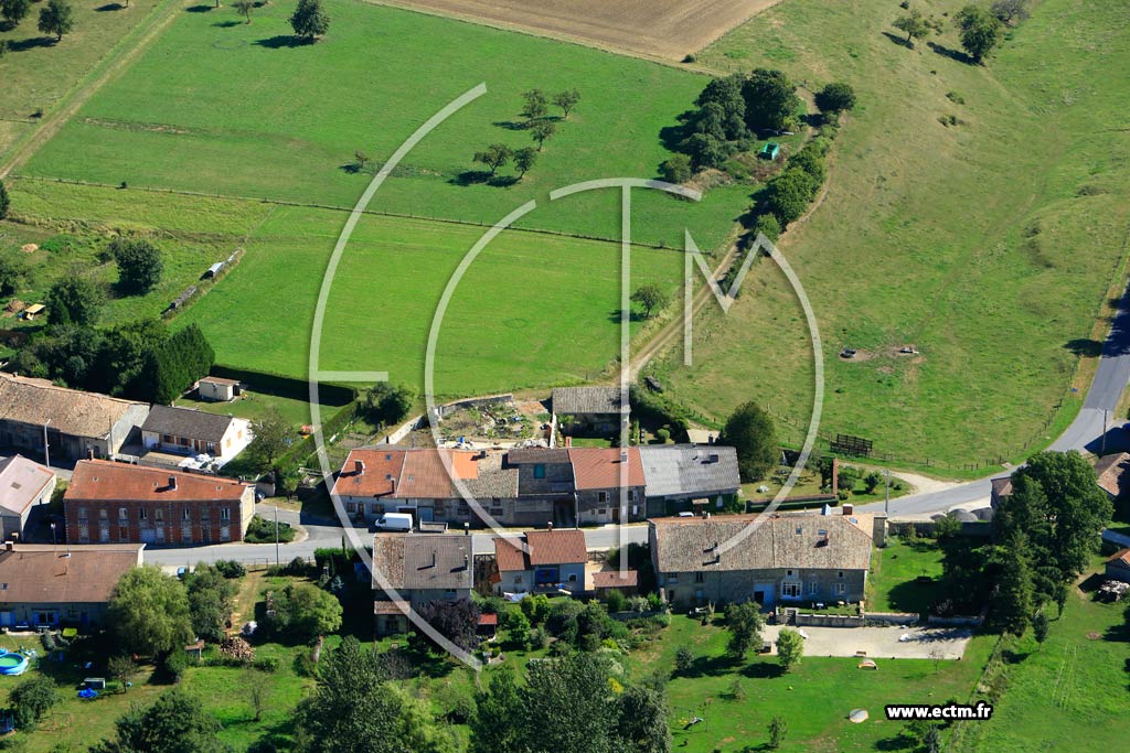 Photo arienne de Clermont-en-Argonne (Auzville en Argonne)