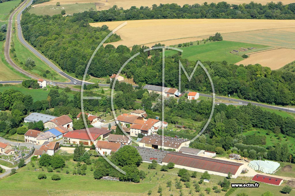 Photo arienne de Clermont-en-Argonne (Parois)