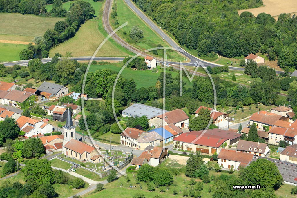 Photo arienne de Clermont-en-Argonne (Parois)