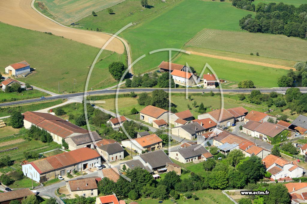 Photo arienne de Clermont-en-Argonne (Parois)