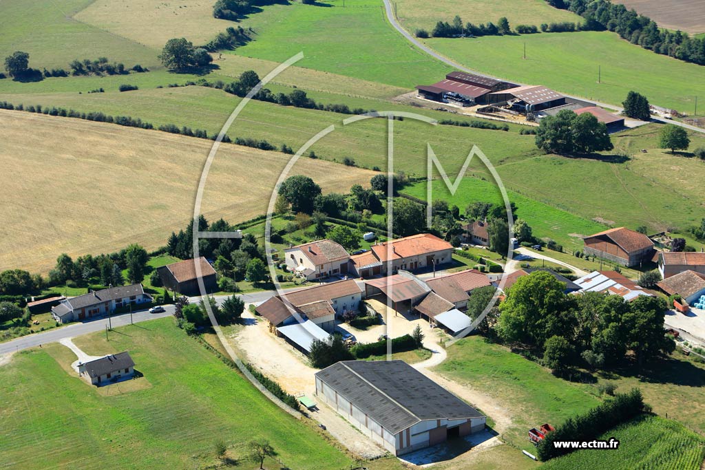 Photo arienne de Clermont-en-Argonne (Vraincourt)