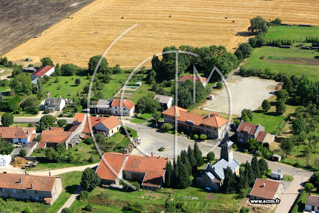 Photo arienne de Dieppe-sous-Douaumont