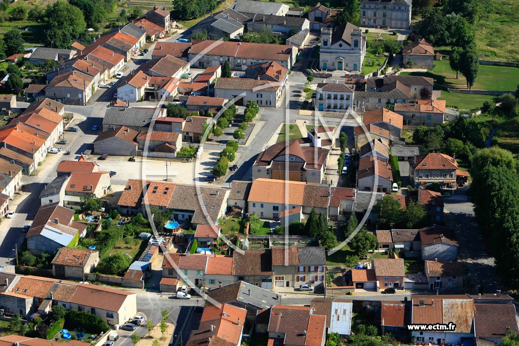Photo arienne de Dieue-sur-Meuse