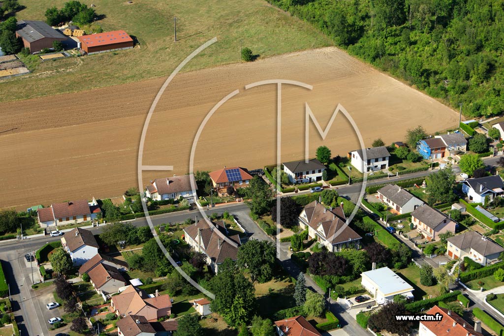 Photo arienne de Dieue-sur-Meuse