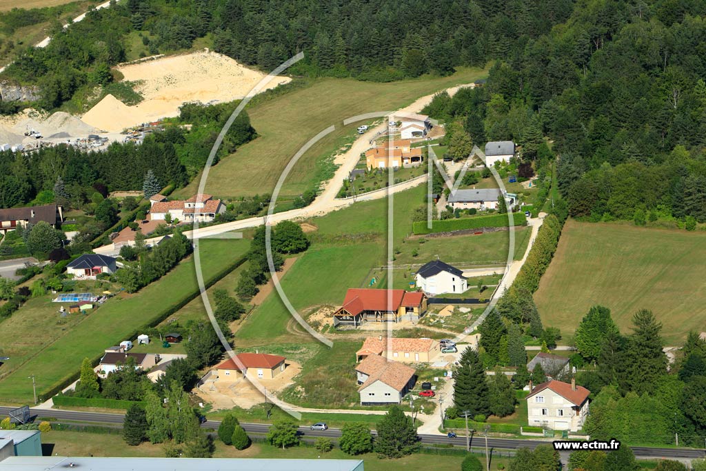 Photo arienne de Dieue-sur-Meuse