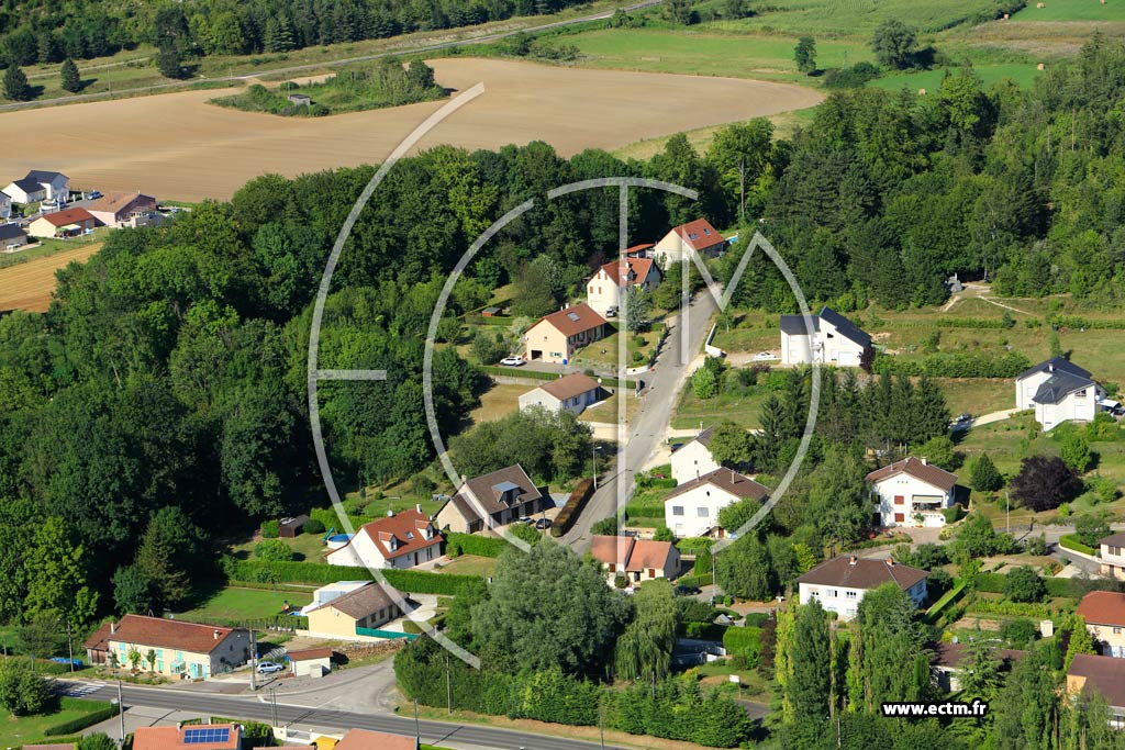 Photo arienne de Dieue-sur-Meuse