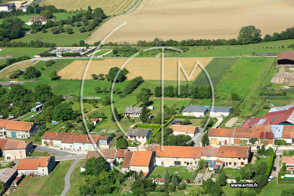 Photo arienne de Dombasle-en-Argonne