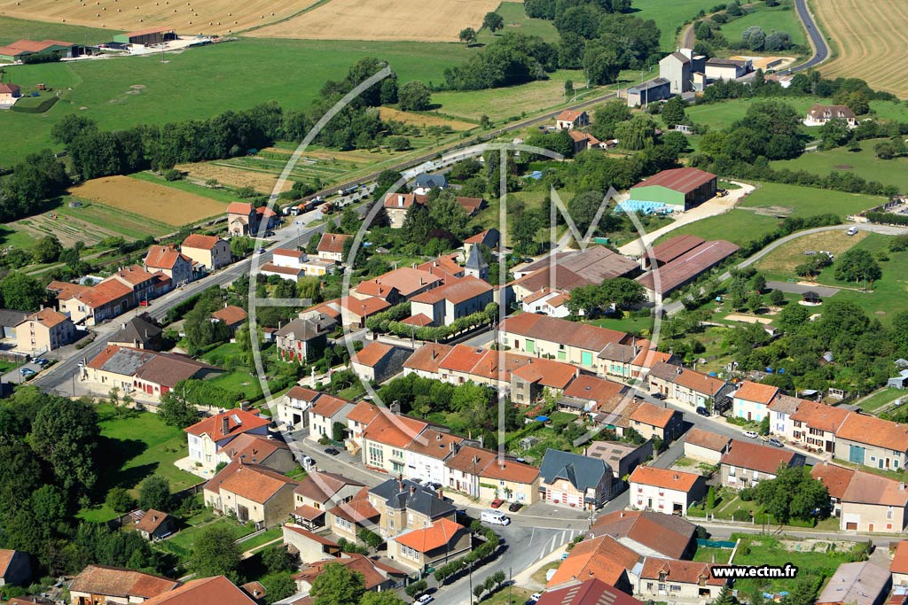 Photo arienne de Dombasle-en-Argonne