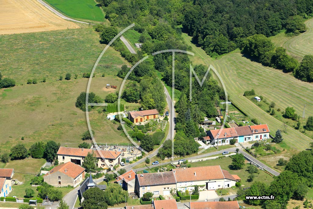 Photo arienne de Dompierre-aux-Bois