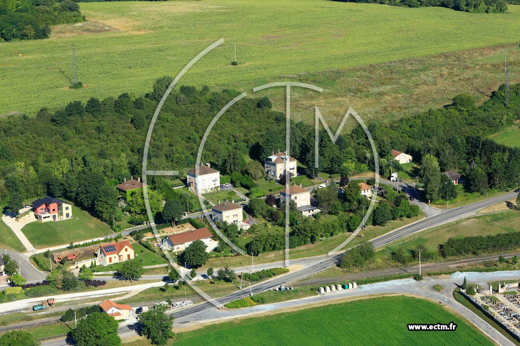 Photo arienne de Dugny-sur-Meuse