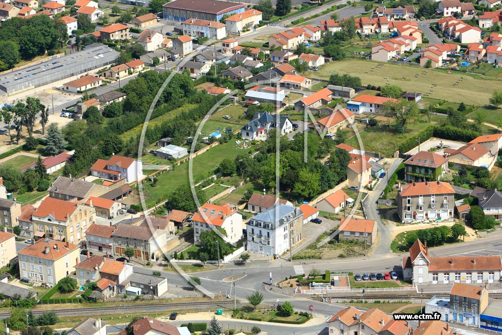 Photo arienne de tain