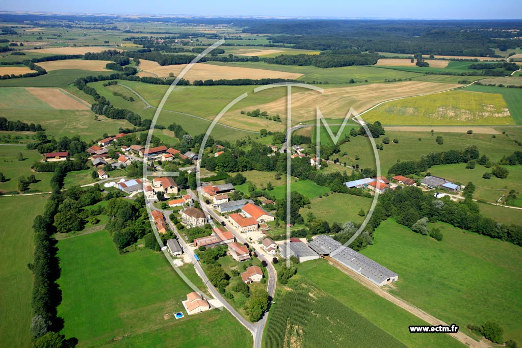 Photo arienne de Foucaucourt-sur-Thabas