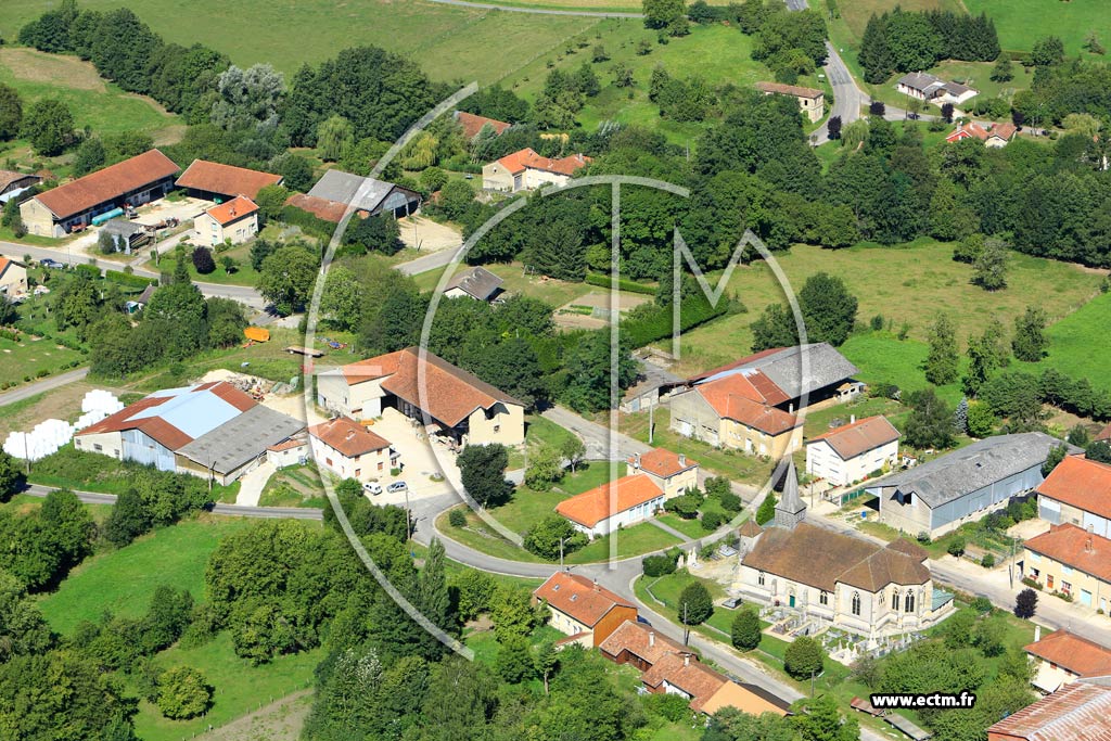 Photo arienne de Foucaucourt-sur-Thabas
