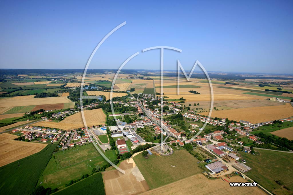 Photo arienne de Fresnes-en-Wovre