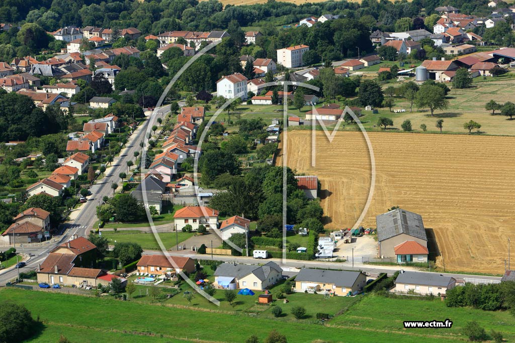 Photo arienne de Fresnes-en-Wovre