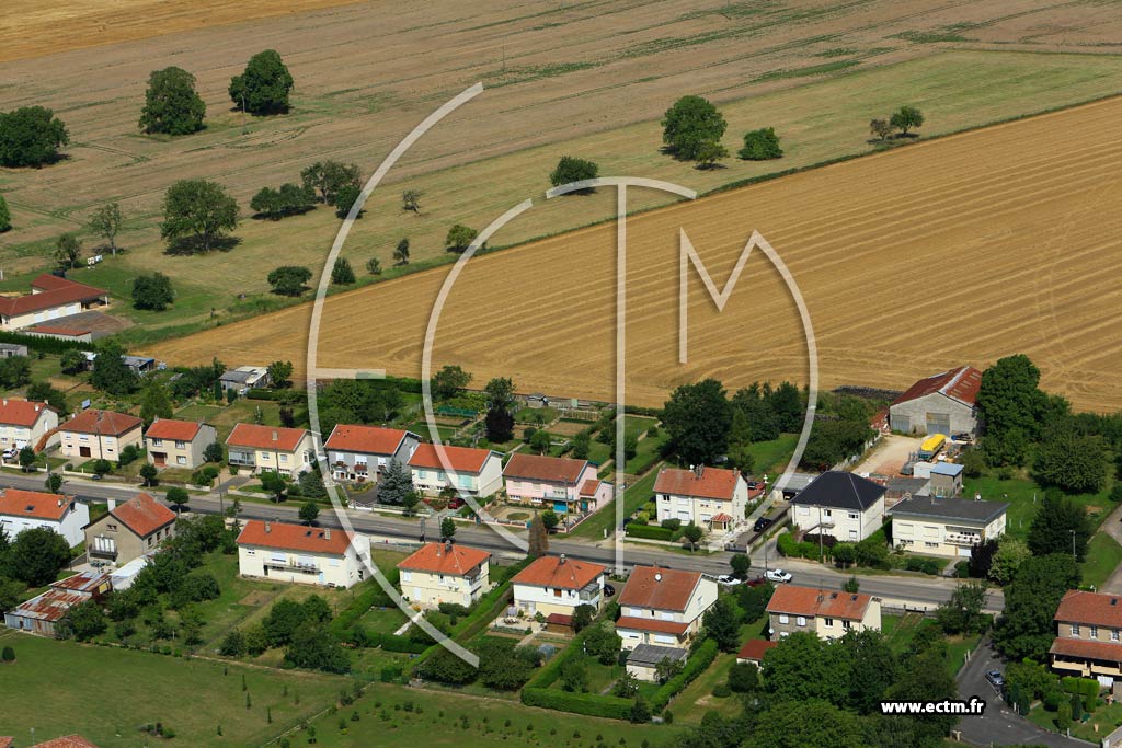 Photo arienne de Fresnes-en-Wovre