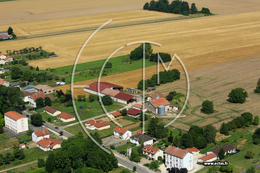 Photo arienne de Fresnes-en-Wovre