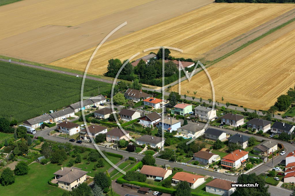 Photo arienne de Fresnes-en-Wovre