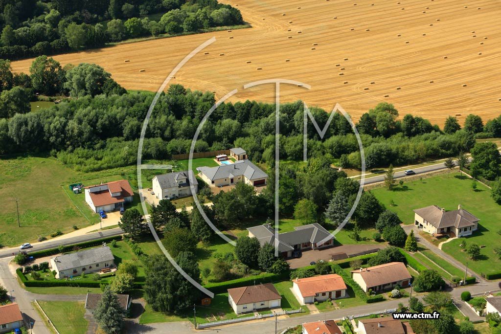 Photo arienne de Fresnes-en-Wovre