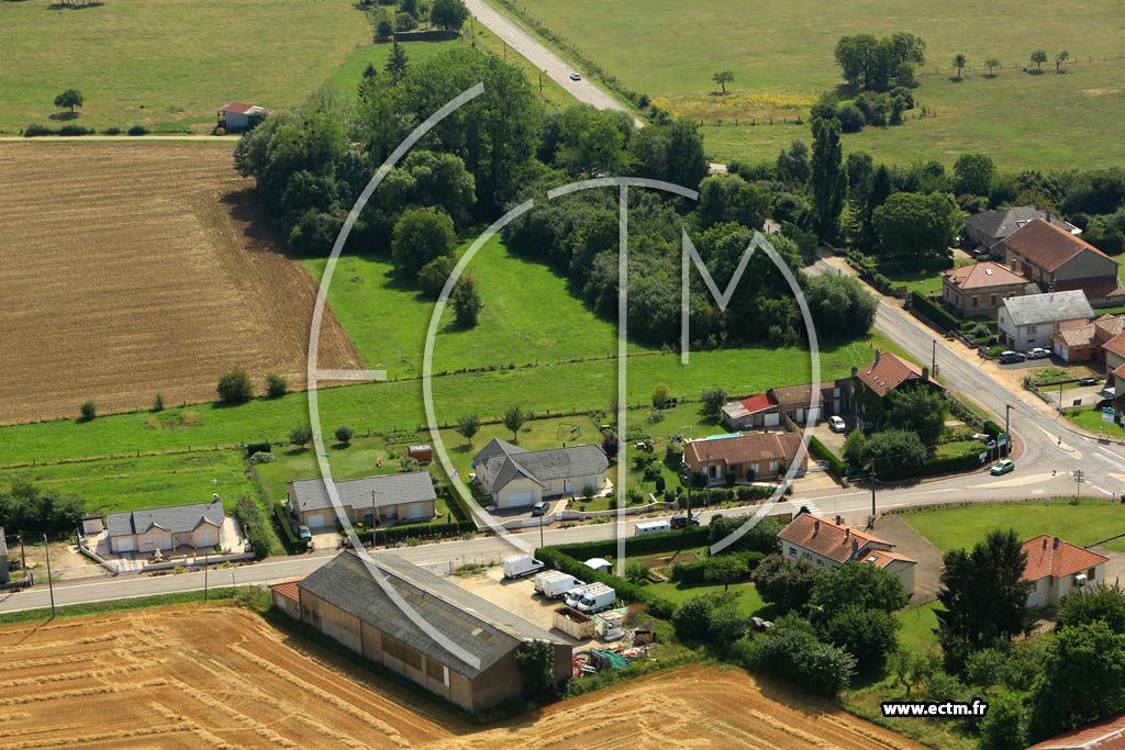 Photo arienne de Fresnes-en-Wovre