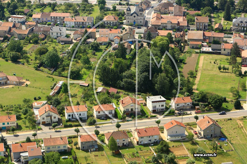 Photo arienne de Fresnes-en-Wovre
