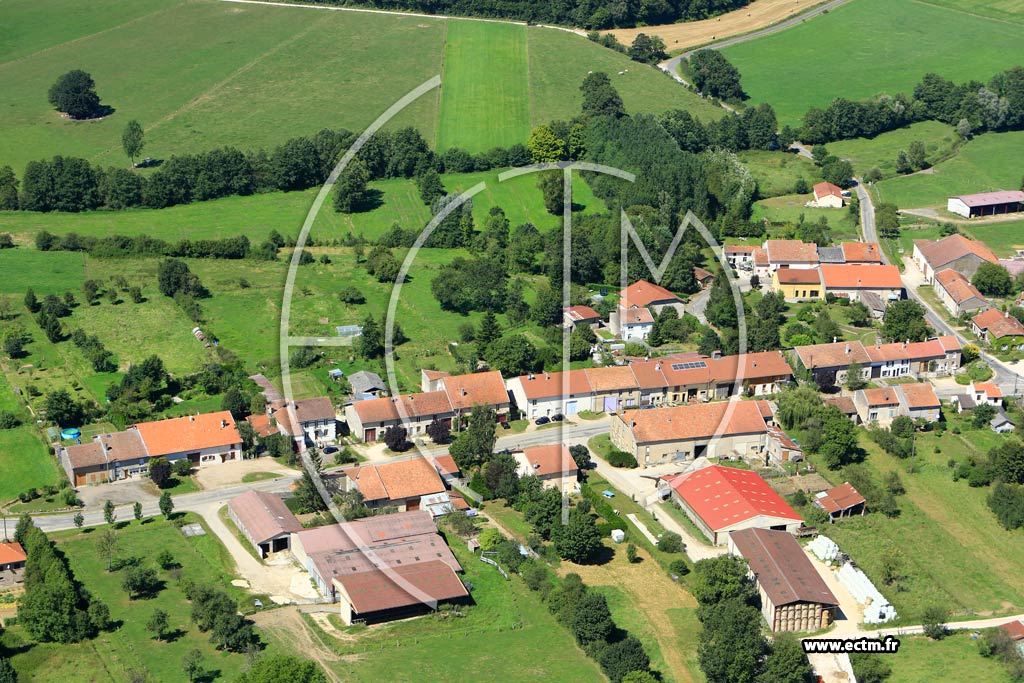 Photo arienne de Gercourt-et-Drillancourt