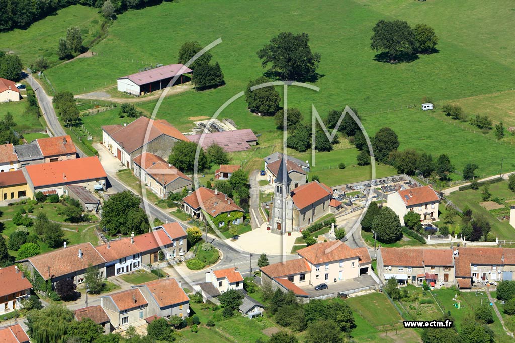 Photo arienne de Gercourt-et-Drillancourt