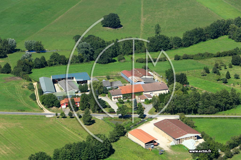 Photo arienne de Gercourt-et-Drillancourt (La Fosse aux Raines)