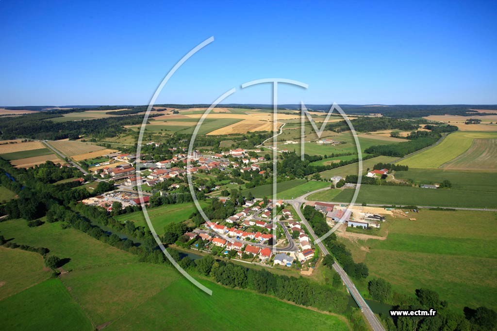 Photo arienne de Gnicourt-sur-Meuse