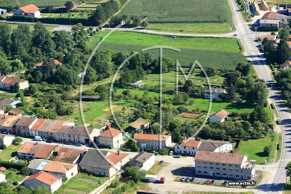Photo arienne de Gnicourt-sur-Meuse