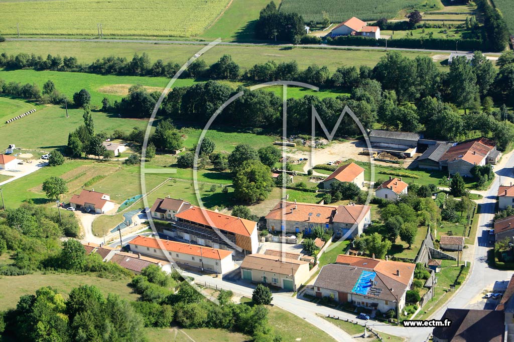 Photo arienne de Gnicourt-sur-Meuse