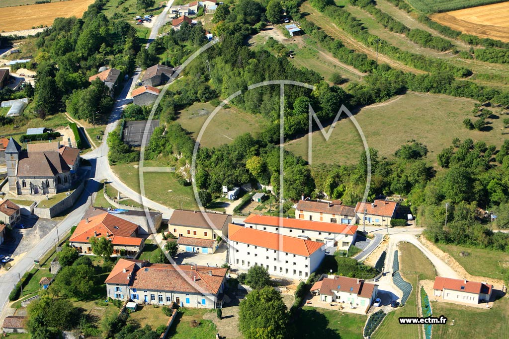 Photo arienne de Gnicourt-sur-Meuse