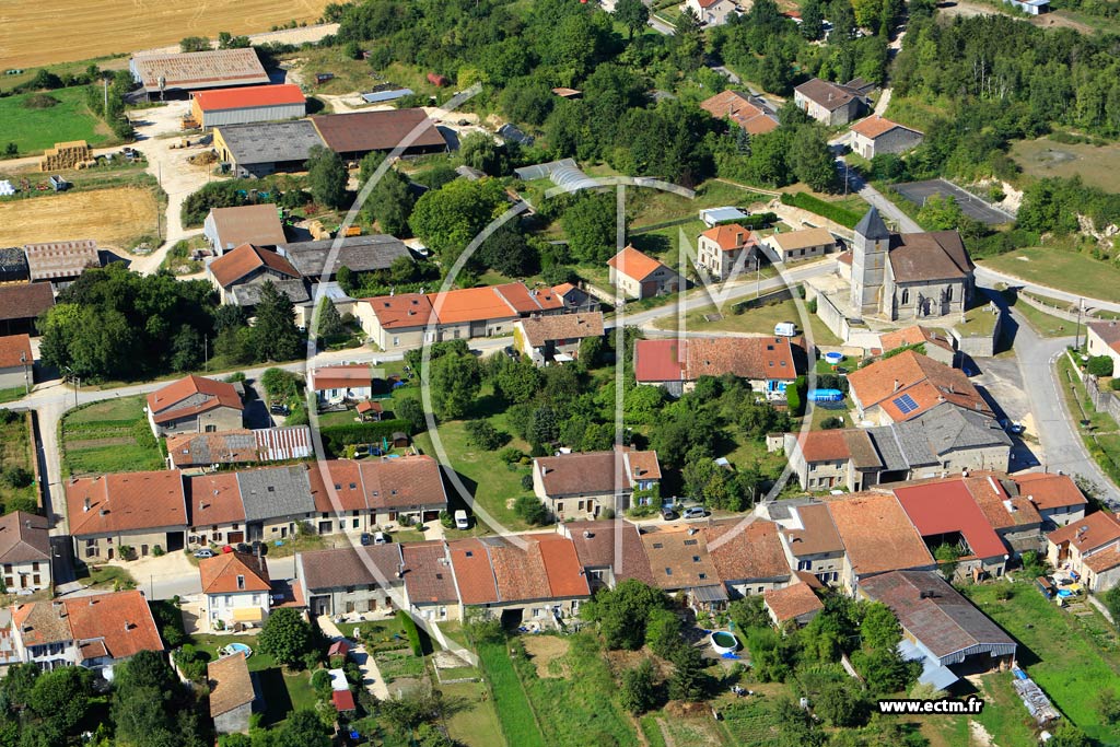 Photo arienne de Gnicourt-sur-Meuse