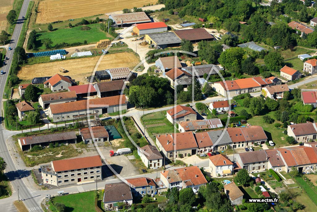 Photo arienne de Gnicourt-sur-Meuse
