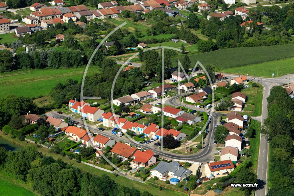 Photo arienne de Gnicourt-sur-Meuse