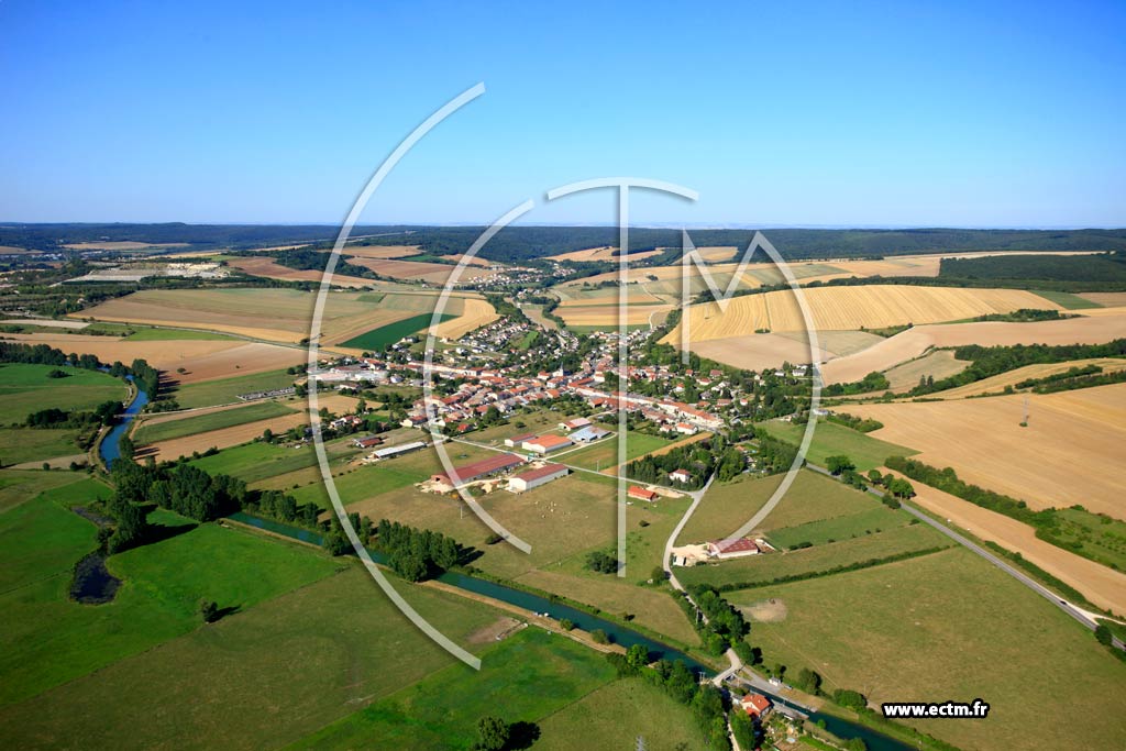 Photo arienne de Haudainville