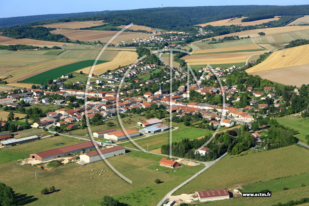 Photo arienne de Haudainville