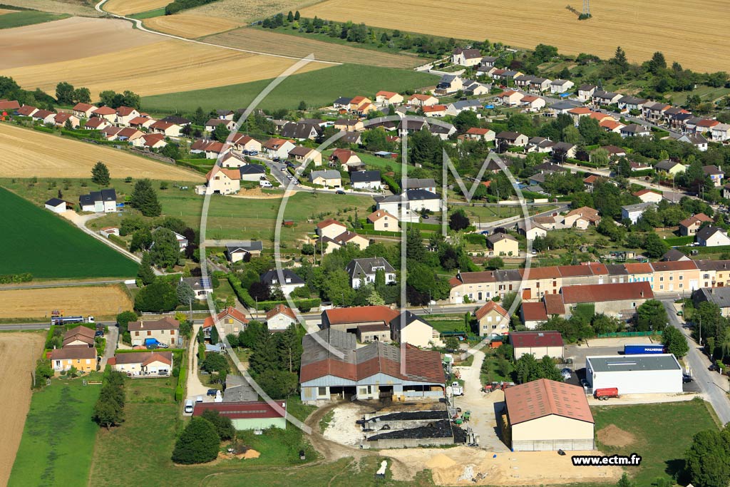 Photo arienne de Haudainville