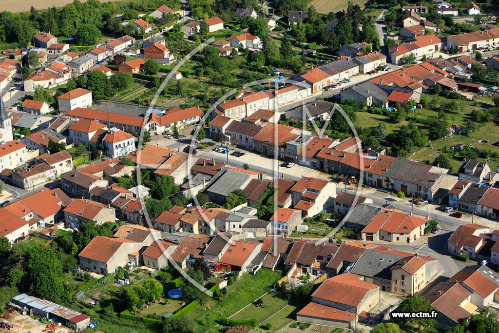 Photo arienne de Haudainville