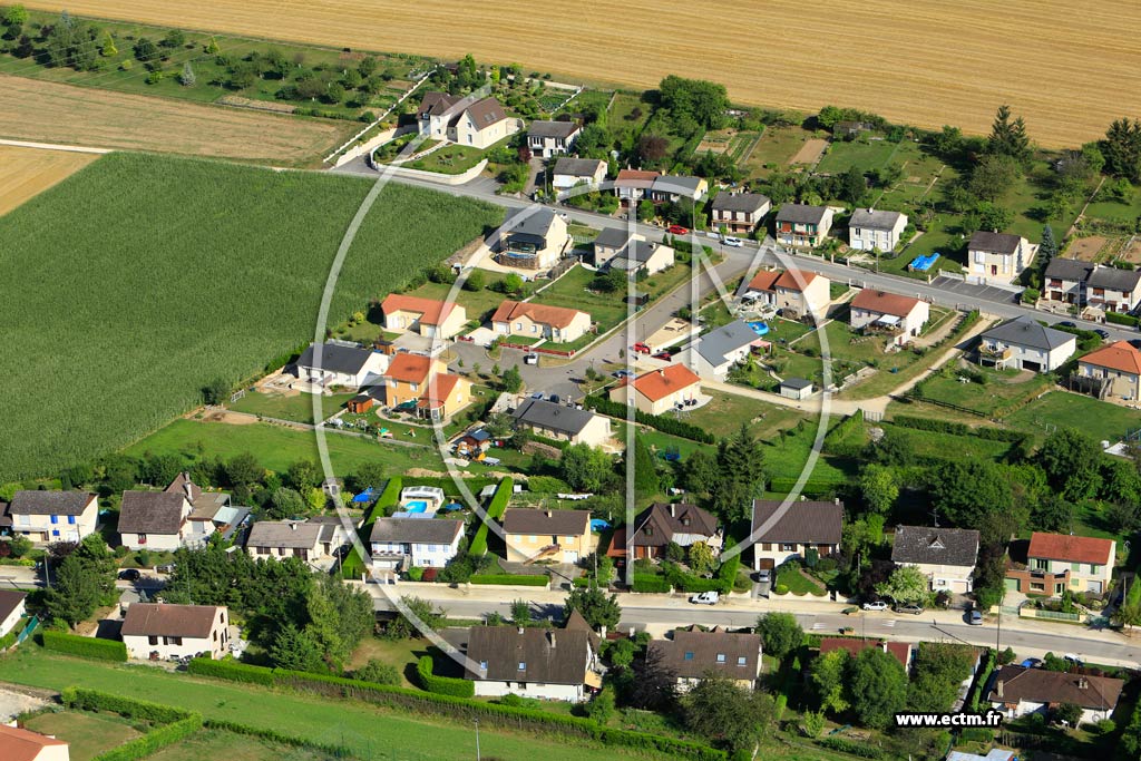 Photo arienne de Haudainville