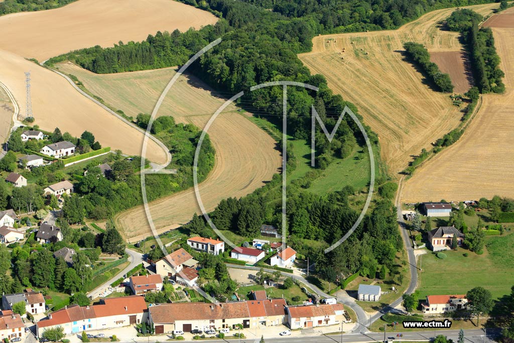 Photo arienne de Haudainville