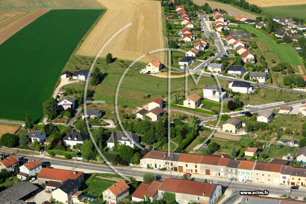 Photo arienne de Haudainville