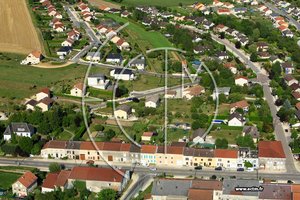 Photo arienne de Haudainville