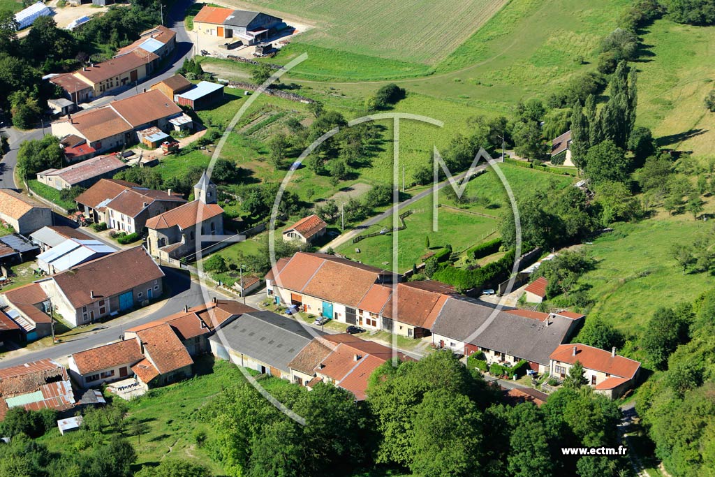 Photo arienne de Jouy-en-Argonne