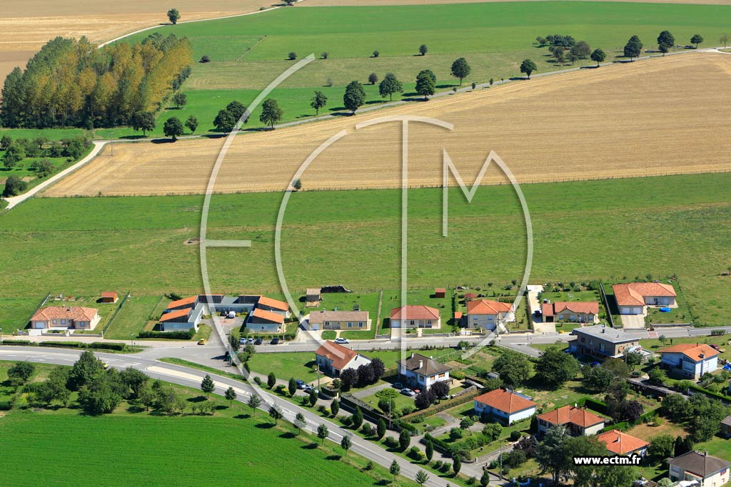 Photo arienne de Lacroix-sur-Meuse